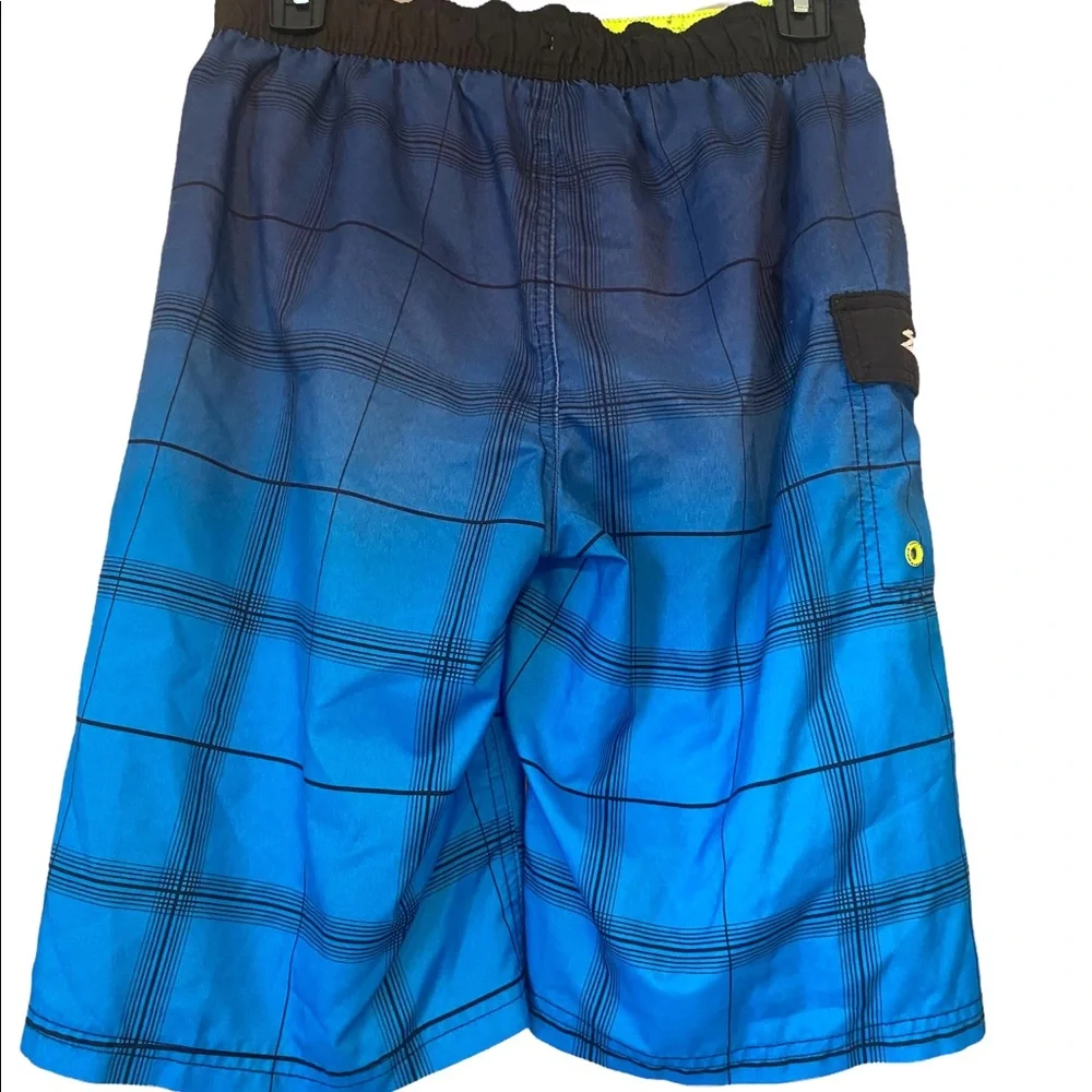 ZeroXposur Boys’ Blue and Black Swim Trunks